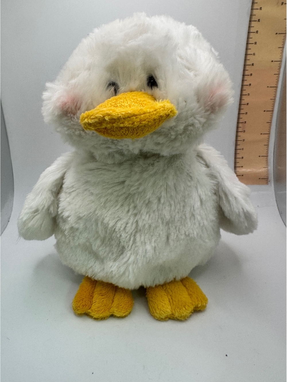 Ganz Webkins Adorable Plush White Duck with Yellow Beak and Feet